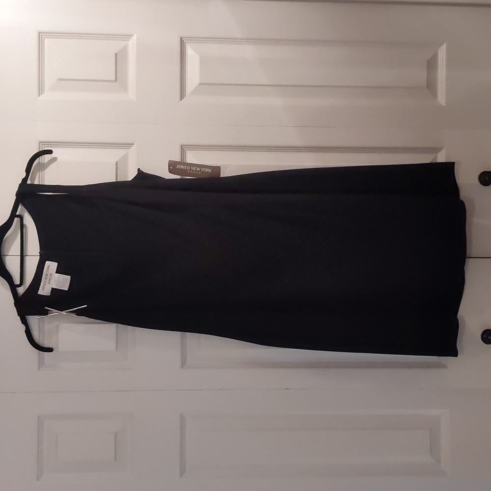 Jones New York Dress black with silver embellishment